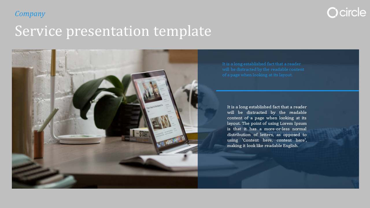 service presentation template